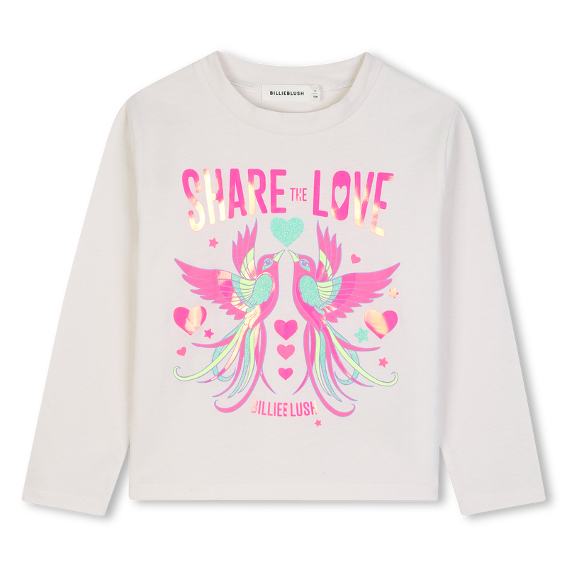 Camiseta de manga longa BILLIEBLUSH 
                        MENINA