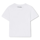 T-shirt de manga curta KARL LAGERFELD KIDS 
                    GIRL