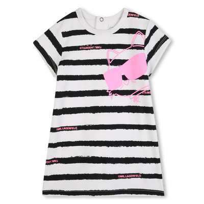 VESTIDO DE MANGA CURTA KARL LAGERFELD KIDS GIRL