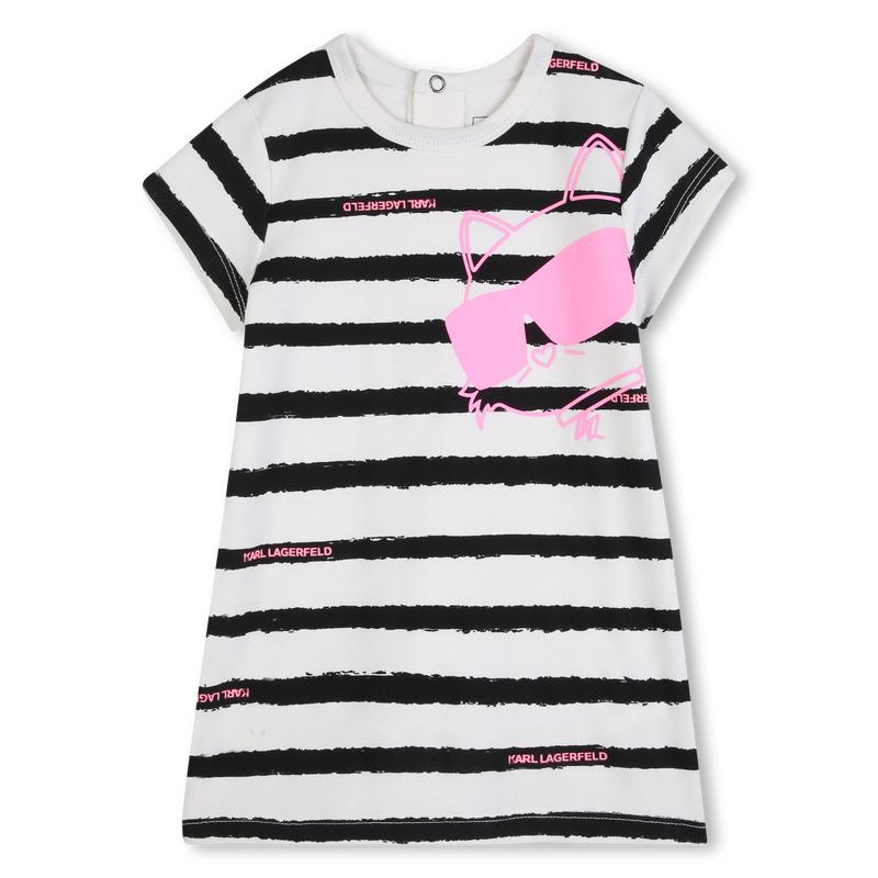 VESTIDO DE MANGA CURTA KARL LAGERFELD KIDS 
                        GIRL