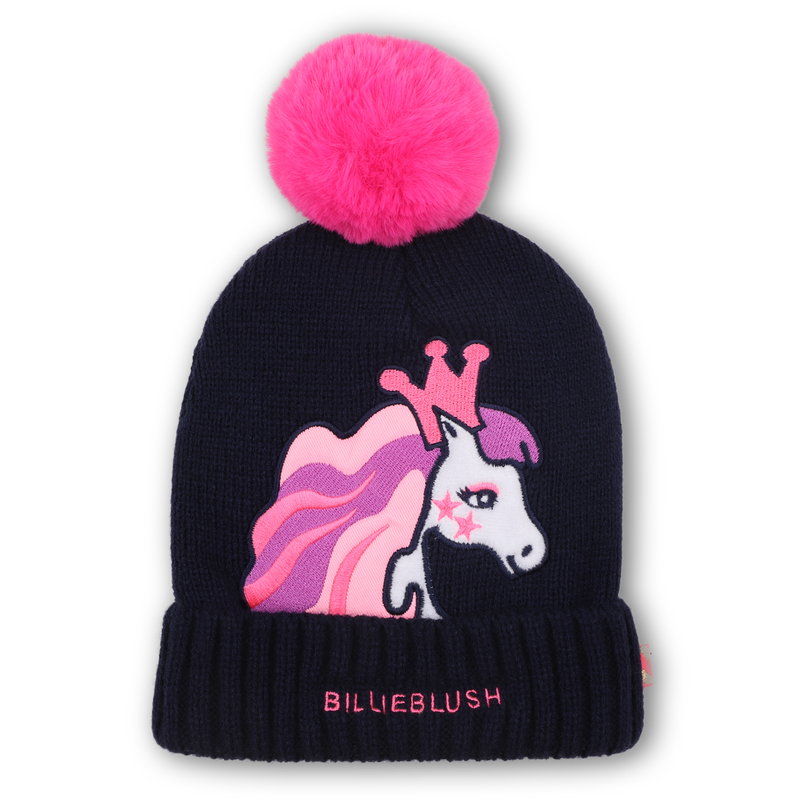 Gorro de malha com pompom BILLIEBLUSH 
                    GIRL