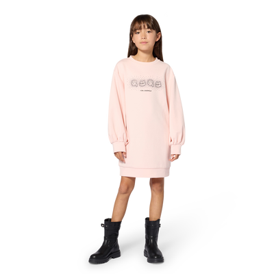 Vestido de mangas longas KARL LAGERFELD KIDS GIRL