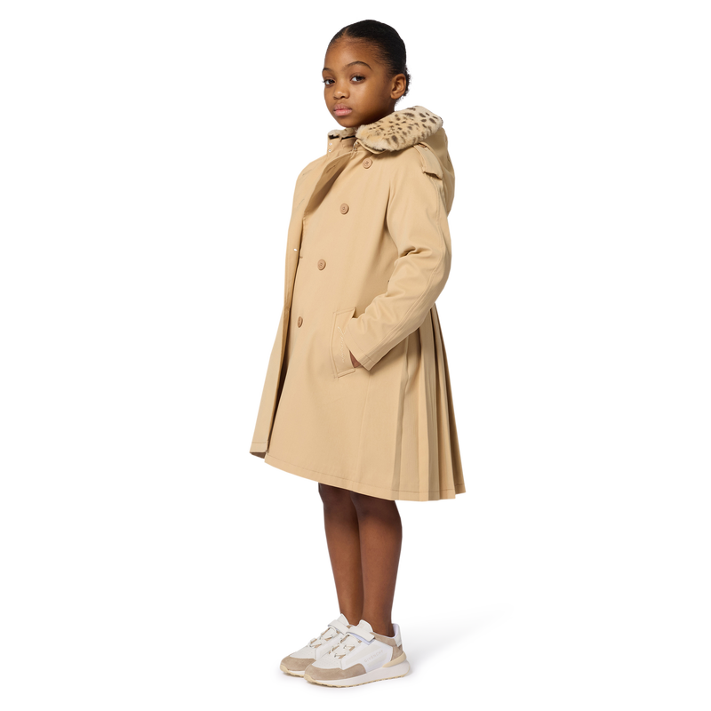 Trench coat com capuz GIVENCHY 
                    GIRL