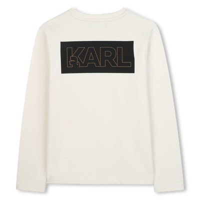 Camiseta de manga comprida KARL LAGERFELD KIDS BOY