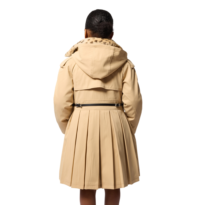 Trench coat com capuz GIVENCHY 
                    GIRL
