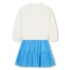 Vestido bi-mat&eacute;ria BILLIEBLUSH 
                    GIRL