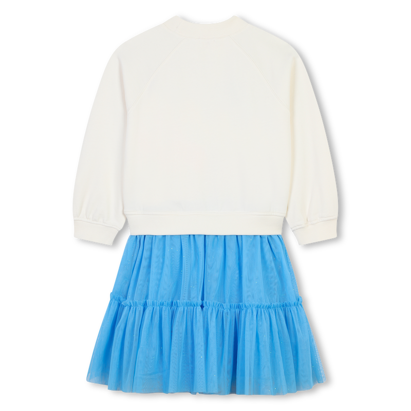 Vestido bi-mat&eacute;ria BILLIEBLUSH 
                        GIRL