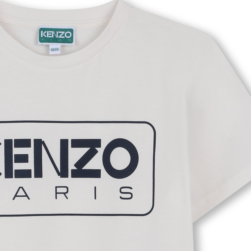 T-shirt manga curta em algod&atilde;o KENZO KIDS 
                        BOY
