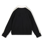 Cardigan com gola KARL LAGERFELD KIDS 
                    GIRL