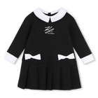Vestido de mangas longas KARL LAGERFELD KIDS 
                    GIRL