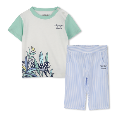 Cotton T-Shirt & Pants KENZO KIDS BOY
