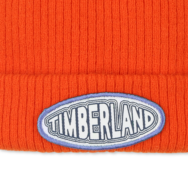 Chapéu de malha com pompom de lã TIMBERLAND 
                    BOY