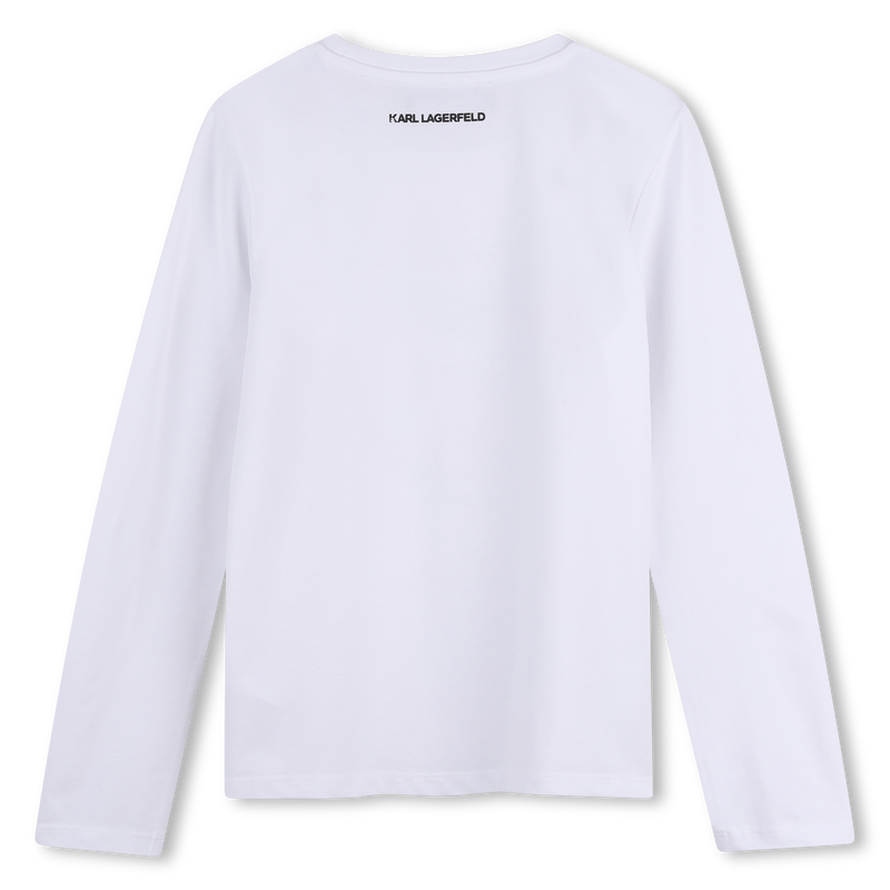 Camiseta de manga longa KARL LAGERFELD KIDS 
                        GIRL
