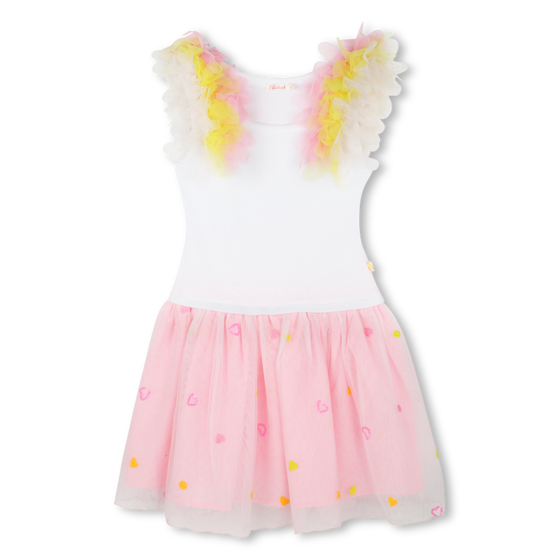 Vestido bi-mat&eacute;ria de al&ccedil;as BILLIEBLUSH 
                        GIRL