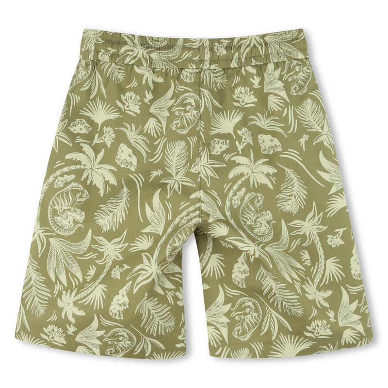 Bermudas estampadas de algod&atilde;o BOSS 
                        MENINO