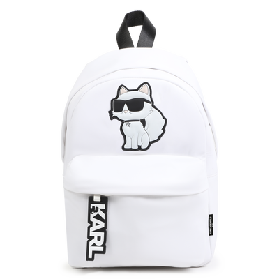 Mochila pequena com emblema KARL LAGERFELD KIDS GIRL