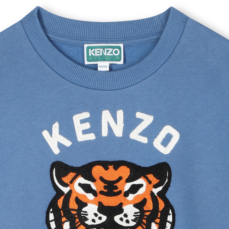 Moletom de l&atilde; n&atilde;o escovada KENZO KIDS 
                        GIRL