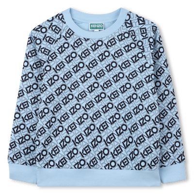 Sweatshirt algod&atilde;o estampado KENZO KIDS BOY