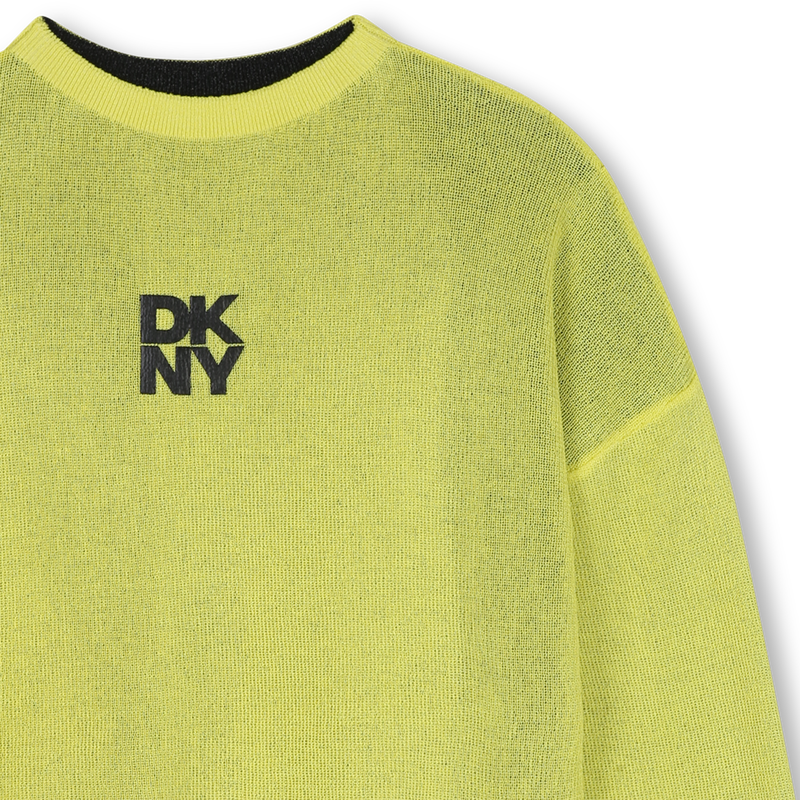 Pul&ocirc;ver revers&iacute;vel DKNY 
                        GIRL