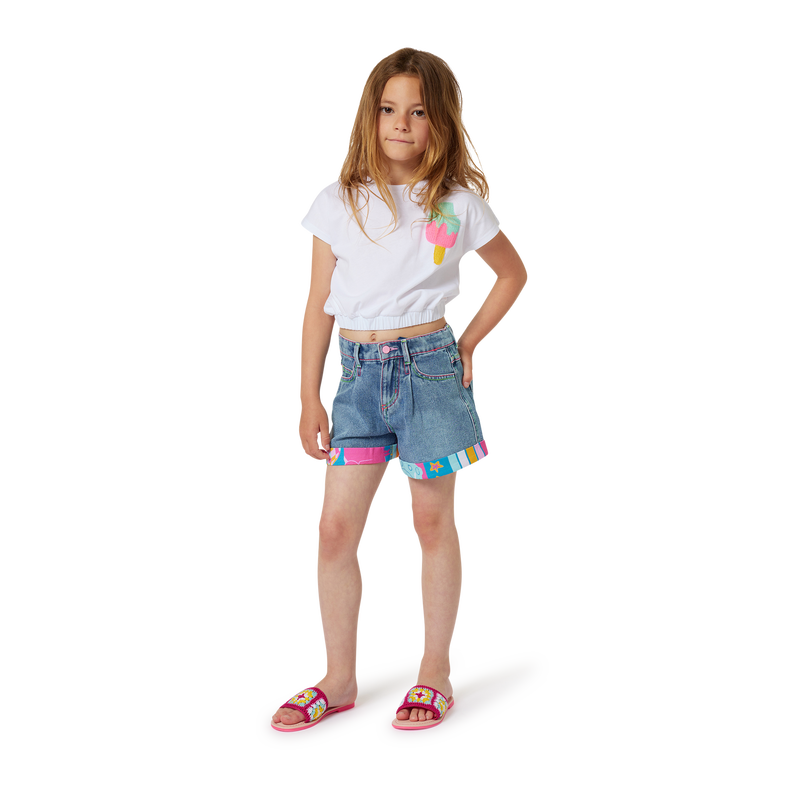 T-shirt com base elástica BILLIEBLUSH 
                    GIRL