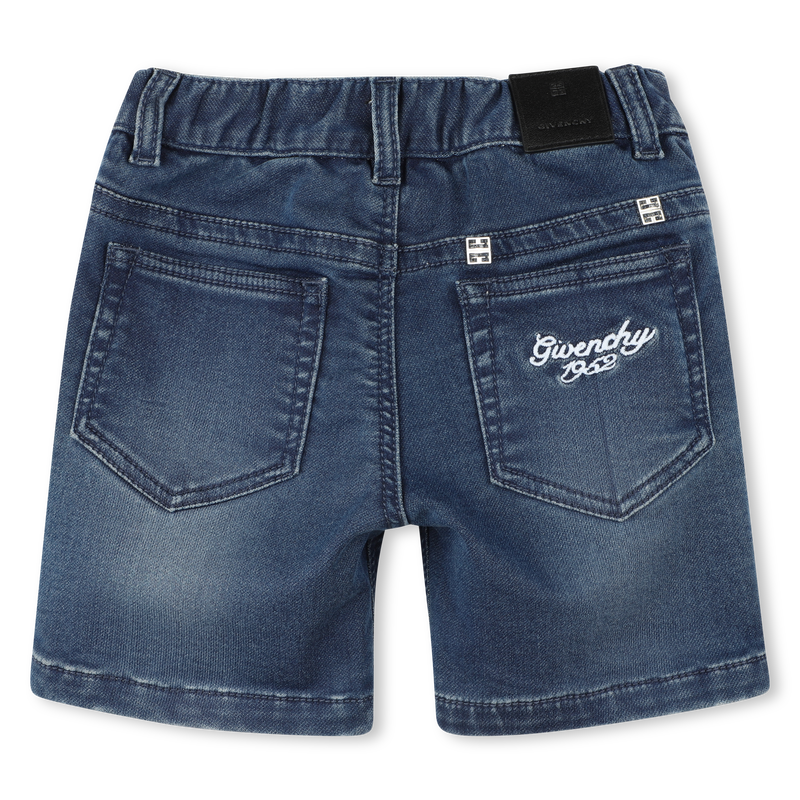 Fleece denim shorts GIVENCHY 
                    BOY