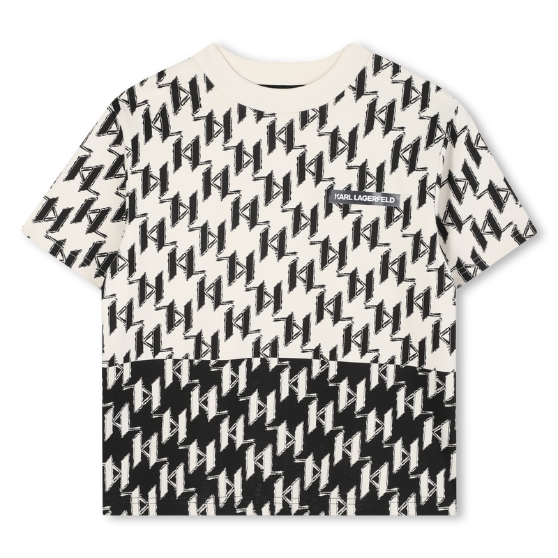 T-shirt de manga curta KARL LAGERFELD KIDS 
                        BOY