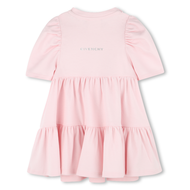 Vestido mangas curtas algodão GIVENCHY 
                    GIRL
