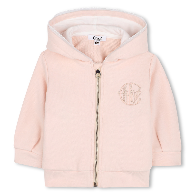 Sweatshirt com capuz e fecho CHLOE 
                        GIRL