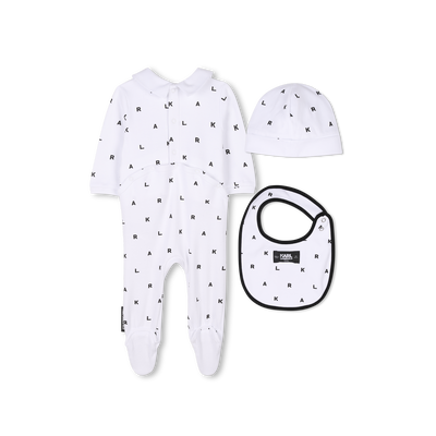 Conjunto rec&eacute;m-nascido 3 pe&ccedil;as KARL LAGERFELD KIDS BOY
