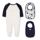 Pijama estampado e dois babadores TIMBERLAND 
                    BOY
