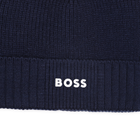 Chap&eacute;u de malha com logotipo BOSS 
                    BOY