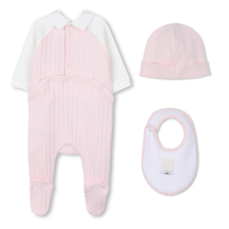 Conjunto de pijama, chapéu e babador GIVENCHY 
                    UNISEX