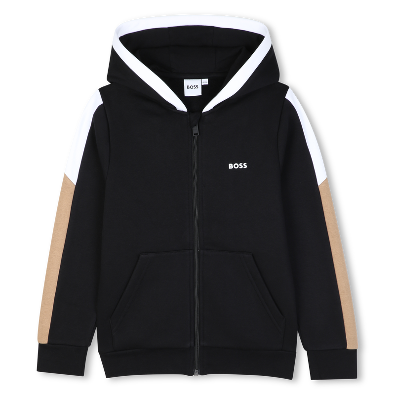 Cardigan  com capuz BOSS 
                        MENINO