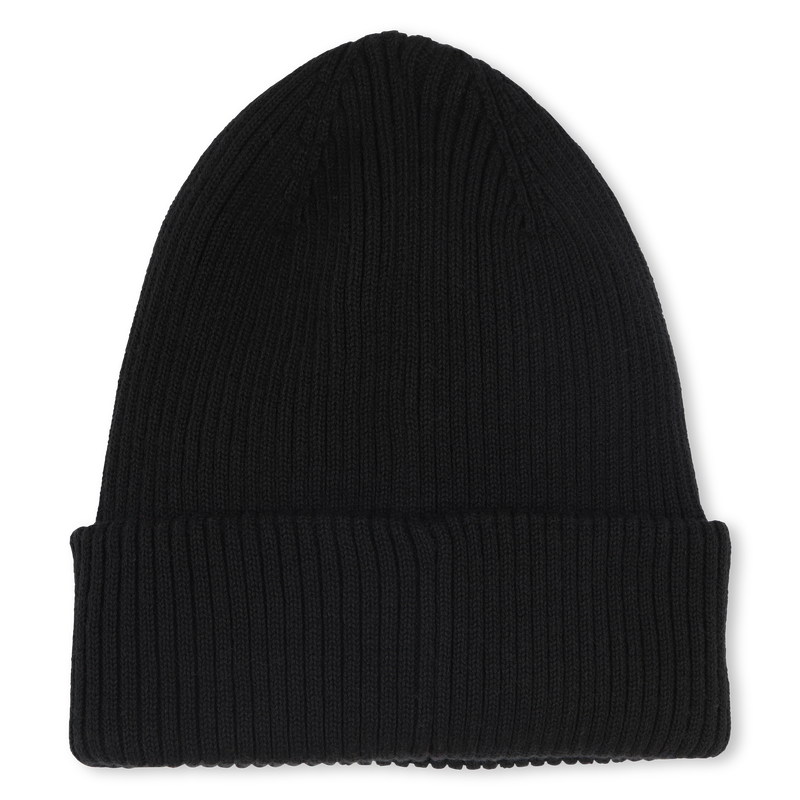 Gorro de malha de algod&atilde;o HUGO 
                        UNISEX