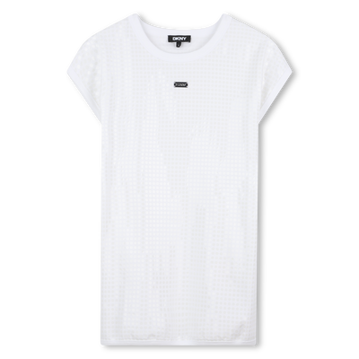 Vestido com lantejoulas DKNY GIRL