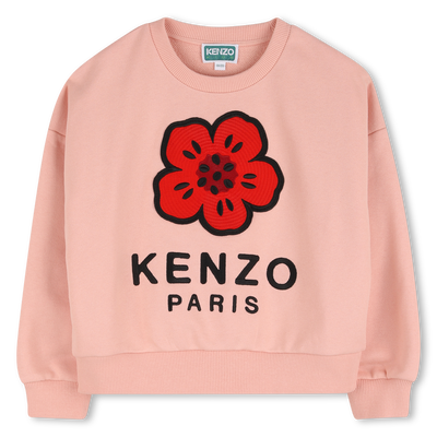 Moletom de lã não escovada KENZO KIDS GIRL