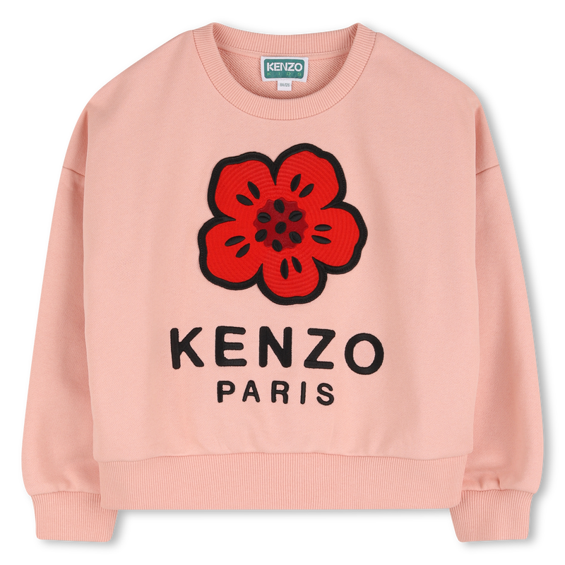 Moletom de lã não escovada KENZO KIDS 
                    GIRL
