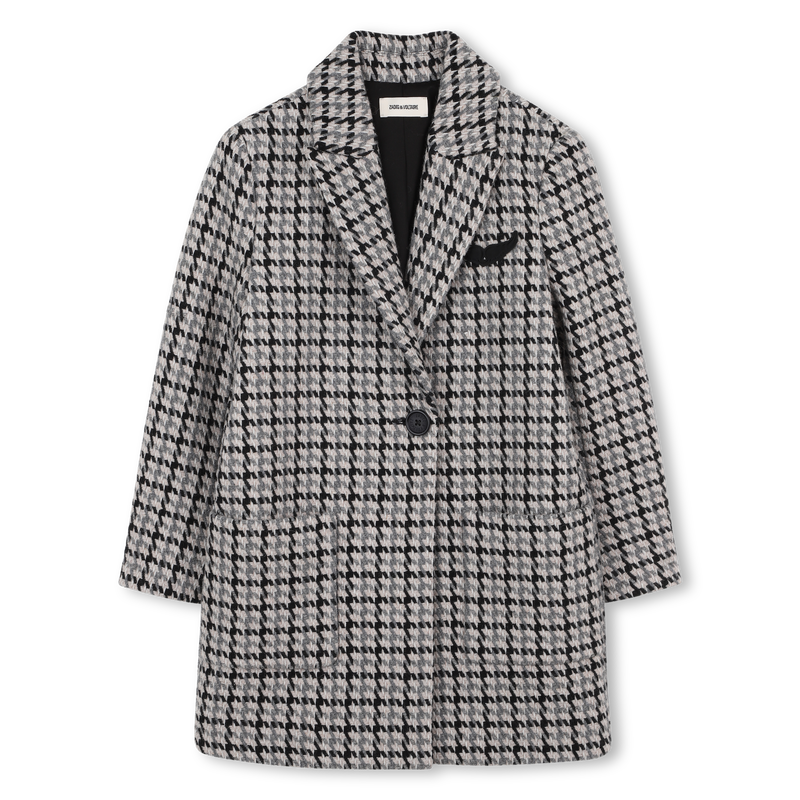 Casaco xadrez ZADIG & VOLTAIRE 
                    GIRL