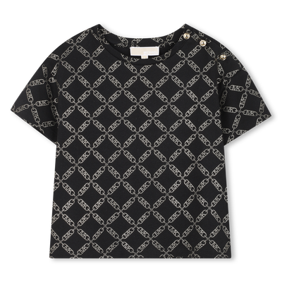T-shirt de manga curta em jersey MICHAEL KORS GIRL