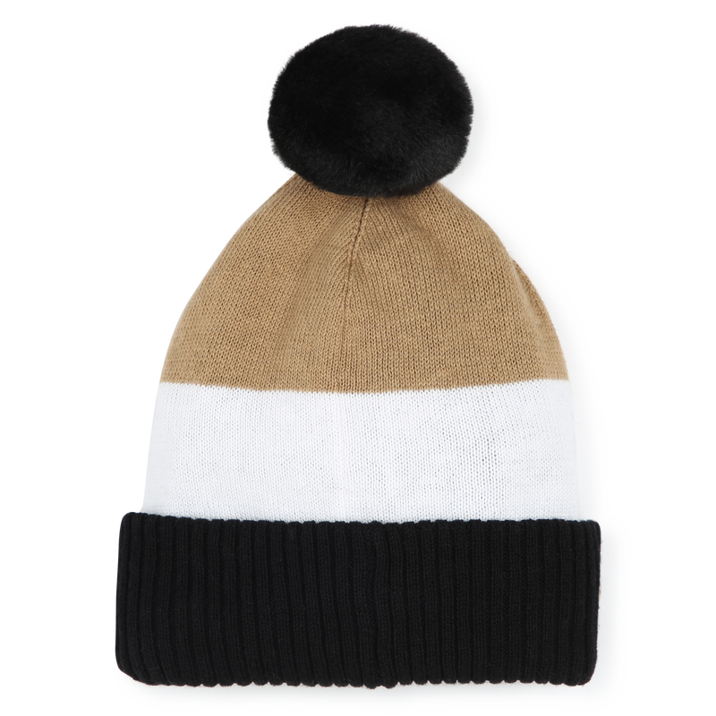 Gorro com pompom BOSS 
                    BOY