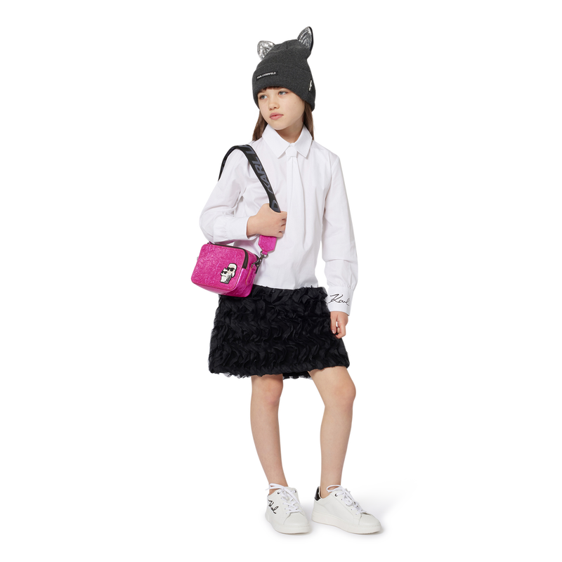 Vestido de manga comprida KARL LAGERFELD KIDS 
                        GIRL