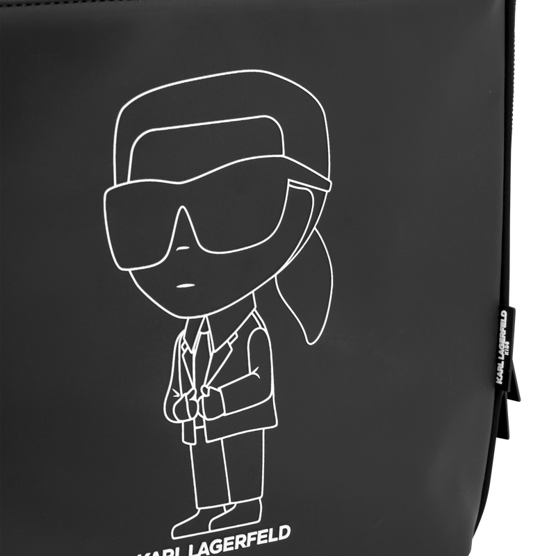 Mochila com estampa KARL KARL LAGERFELD KIDS 
                        BOY