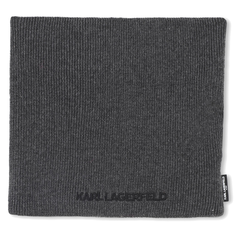 Conjunto de gorro de malha + gola KARL LAGERFELD KIDS 
                        BOY