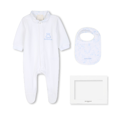 Conjunto de pijama e babador GIVENCHY MENINO