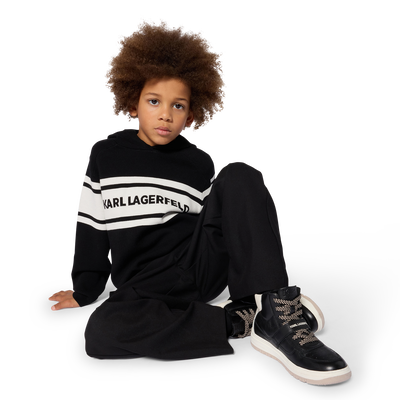 Moletom com capuz KARL LAGERFELD KIDS BOY