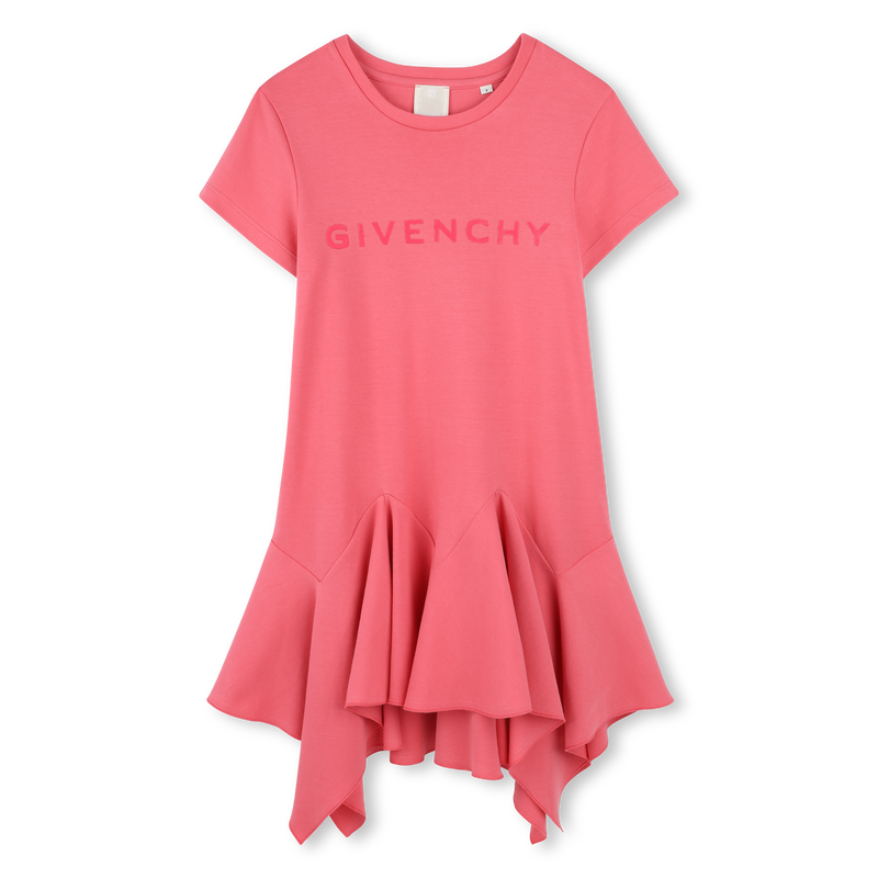 Dress with asymmetric frill GIVENCHY 
                    GIRL
