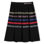 Saia em tecido crepe e strass SONIA RYKIEL 
                    GIRL