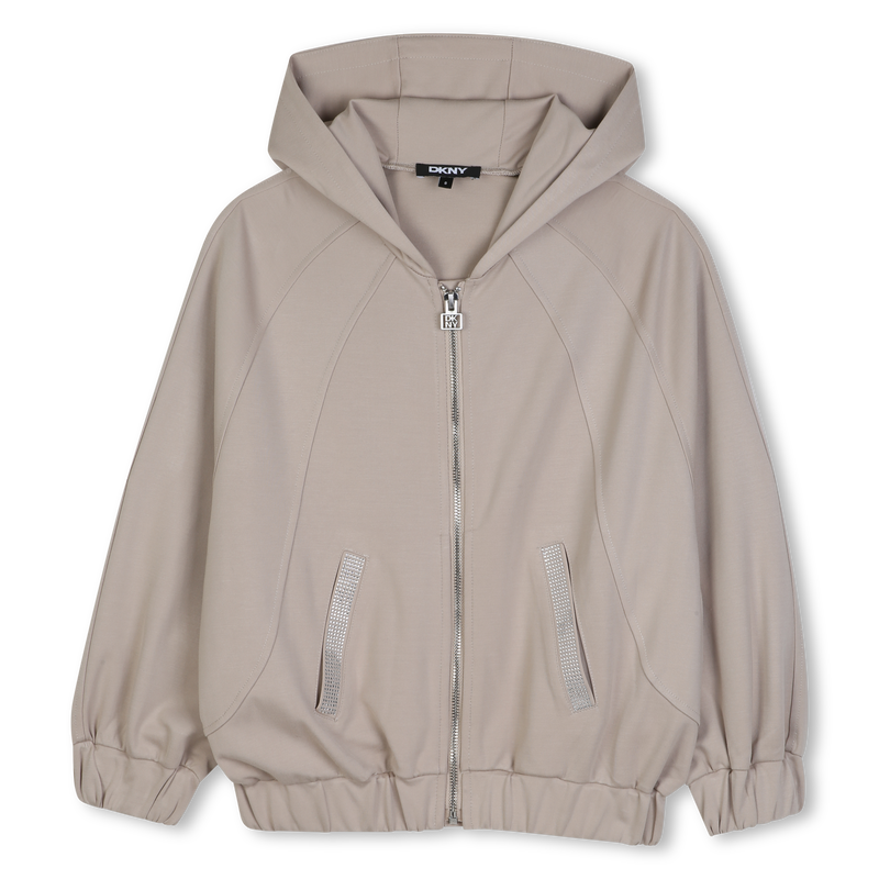 Cardigan  com capuz DKNY 
                        GIRL