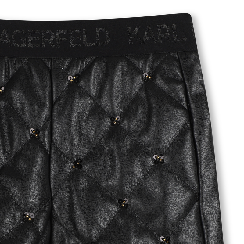 Bermuda com strass KARL LAGERFELD KIDS 
                        GIRL
