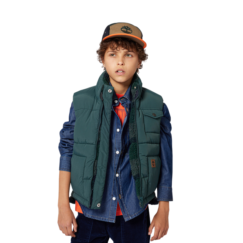 Boné de sarja bordado TIMBERLAND 
                    BOY